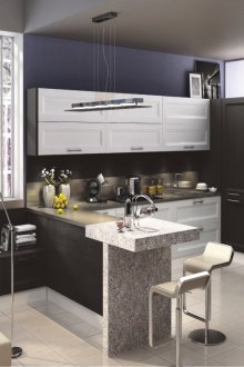 Малка високотехнологична кухня