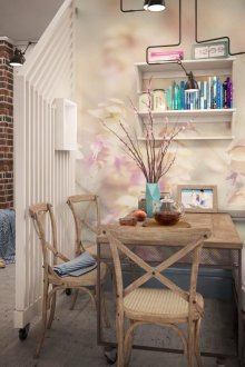 Combined kitchen and hallway