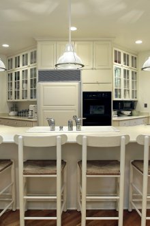 Cozy country style kitchen in the house