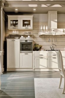 Cozy neoclassical kitchen in the house