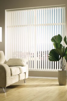 Пластмасови вертикални щори в интериора
