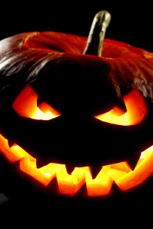 Пример за тиква за Хелоуин