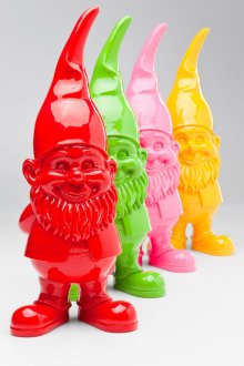 다양한 색상의 노움 인형