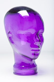 보라색 조상 머리