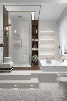 Високотехнологично осветление за баня