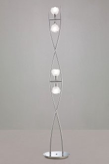 Метална подова лампа