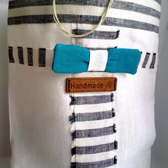 Мъжка чанта за подарък от плат