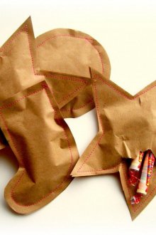 Къдрави хартиени торбички за малки подаръци