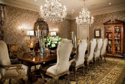 Classic dining room chandeliers