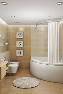 Bilik air dan bilik mandi putih