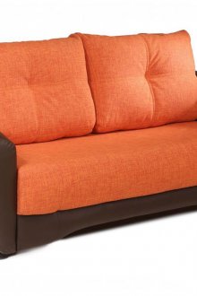 Кафяво-оранжев диван еврокнига
