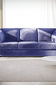 Син кадифе диван еврокнига