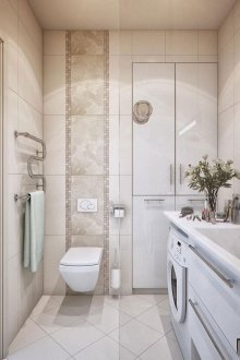 Reka bentuk bilik mandi yang terang 6 m persegi