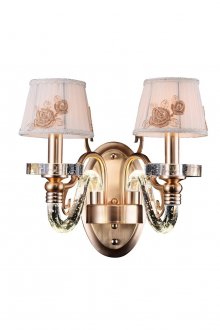 Стенни брави с флорални абажури