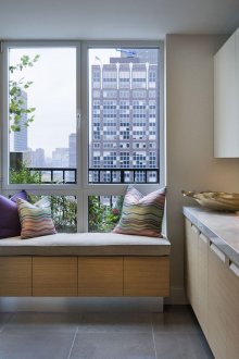 Kitchen design with a place to relax