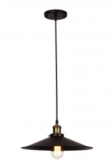 Черен тавански полилей