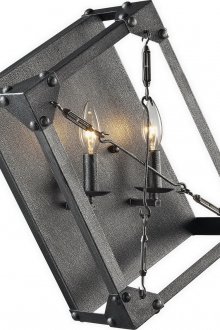 Творческа метална лампа за стена