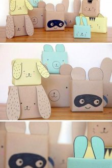 Изработка на подаръци за деца с химикалки от хартия и филц