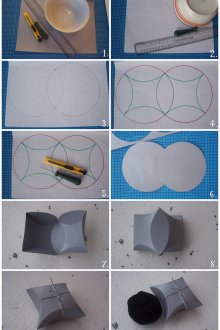 Как да направите картонена подаръчна кутия