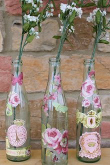Декупаж бутилки