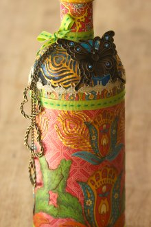 Оригинална бутилка за декупаж