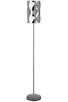 Метална подова лампа Art Nouveau