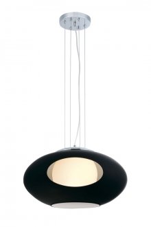 Черен полилей в стил Арт Нуво с отвор