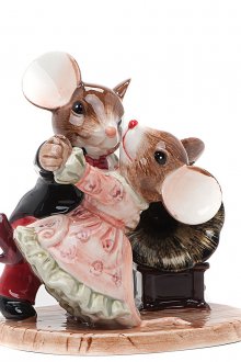 실내 장식용 인형 춤추는 쥐