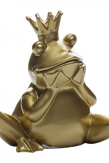 인테리어 용 인형 공주 개구리