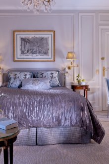 Bilik tidur lilac klasik