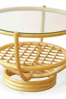 Бежова маса от ратан