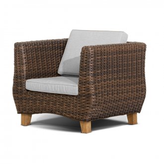 Плетено голямо фотьойл