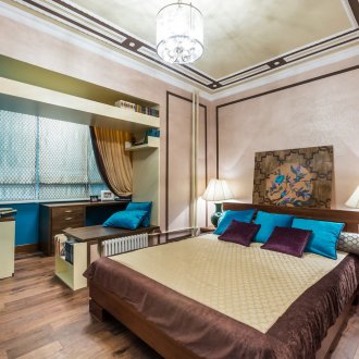 Bedroom with balcony