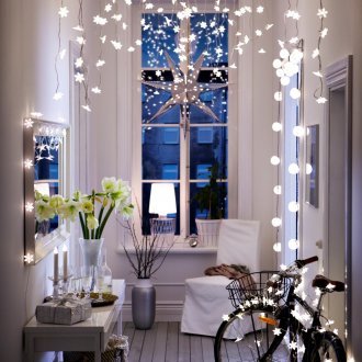 Нова година декорация на коридора