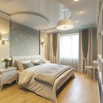 Neoclassic di dalam bilik tidur