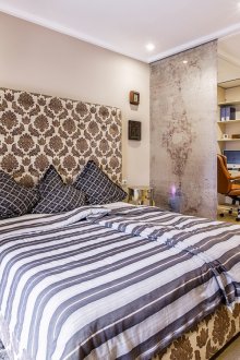 Interior bilik tidur beige