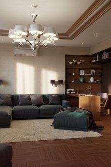 Учете в голяма удобна всекидневна