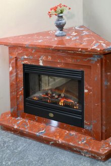 Електрическа ъглова камина