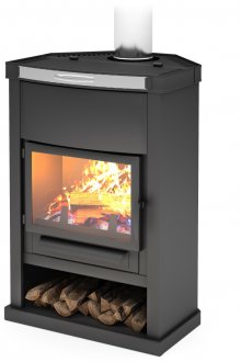 Ъглова печка за камина