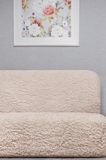 Sarung sofa kuning tanpa lengan