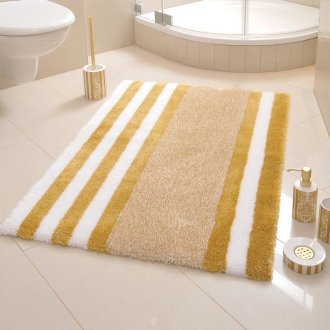 Ивичеста постелка за баня