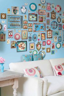 Ярък и нестандартен декор за стена