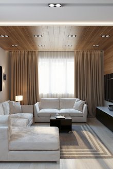 Modern Art Nouveau Living Room