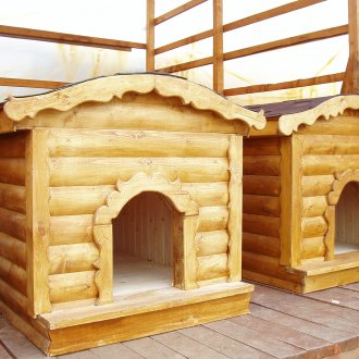 Фантастични дървени кабини за кучета