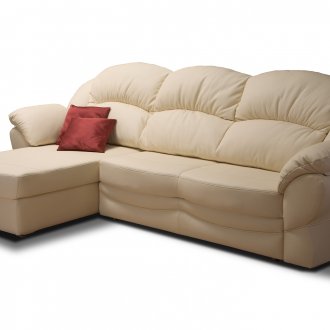 Бежов диван с тапицерия