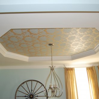 Таван и плат от гипсокартон в хола