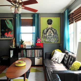 Окачен таван от гипсокартон в хола