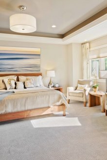 Картина със спокойно море в спалнята във фън шуй