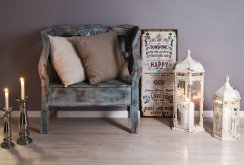 Beautiful decoupage furniture