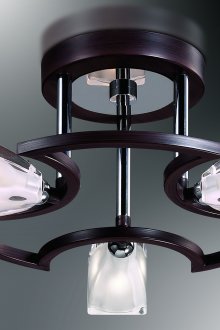 Полилей за съвременен арт нуво с опънат таван